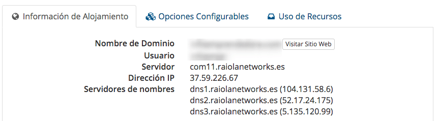 Información de tu IP en Raiola