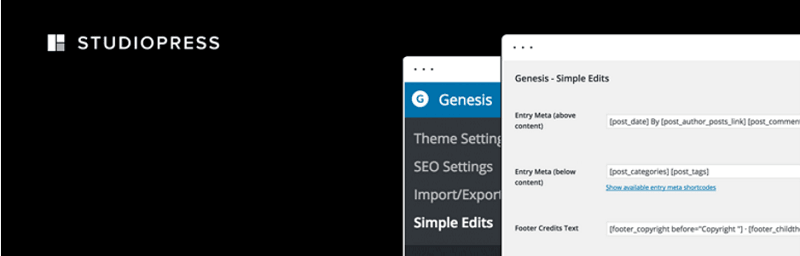 Plugins para wordpress: Genesis Simple Edits