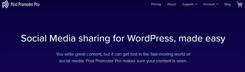 plugins para wordpress: Post Promoter Pro