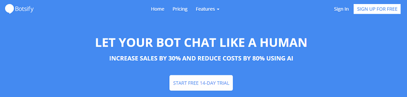 herramientas de chatbots: botsify